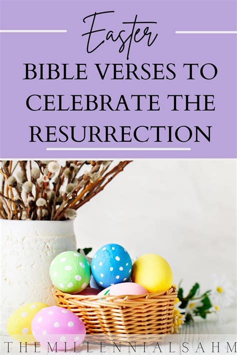 40 Easter Bible Verses To Celebrate The Resurrection - TMSAHM | Easter ...