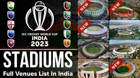 Icc World Cup 2023 Stadiums List In India World Cup 2023 Stadiums And ...