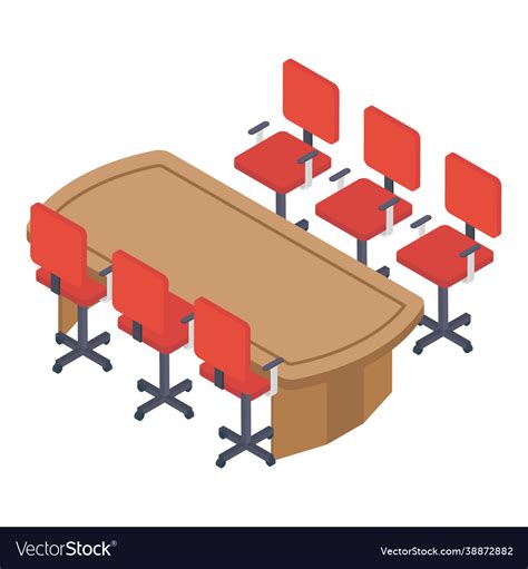 Meeting room Royalty Free Vector Image - VectorStock