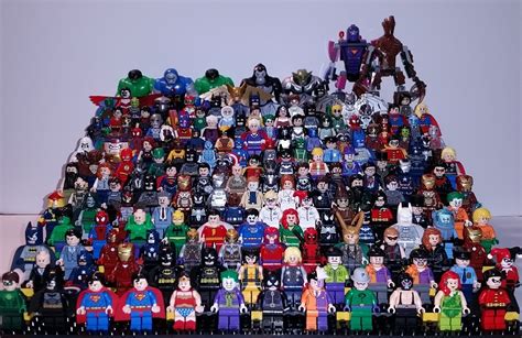 All 163 Lego Super Hero Minifigures in one Picture! Quick before they ...