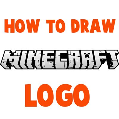 How to Draw the Minecraft Logo Step by Step Drawing Tutorial – How to ...