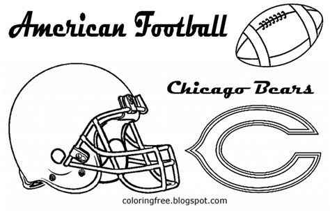 Chicago Bears Coloring Pages at GetColorings.com | Free printable colorings pages to print and color