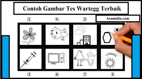 Contoh Gambar Tes Wartegg Terbaik Soal dan Jawaban