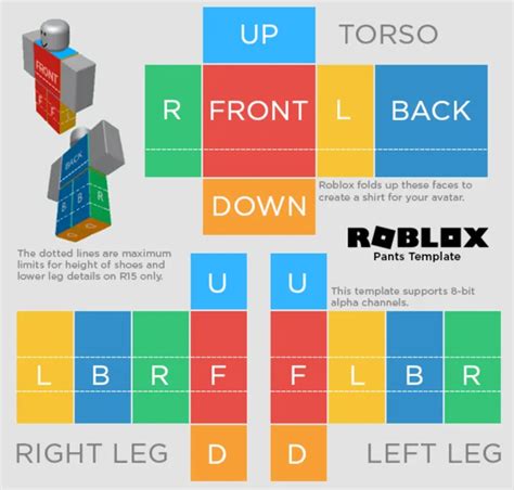 Roblox Basic Pants Template Roblox Clothes Free design Templates for all creative needs : Pixlr ...