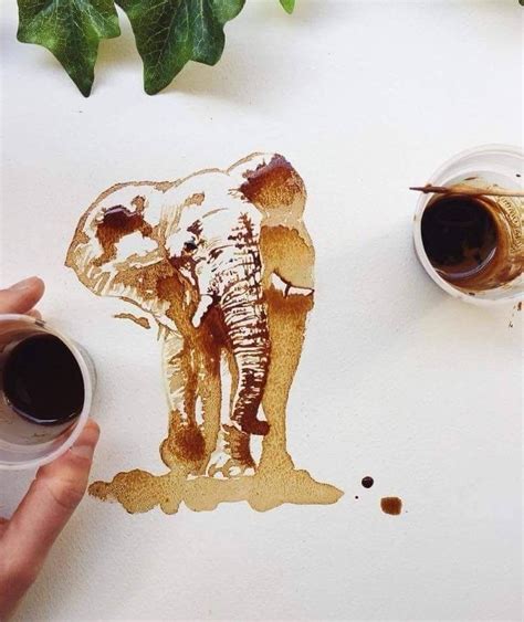 Pin by Grace Bowman on art | Coffee art painting, Coffee artwork ...