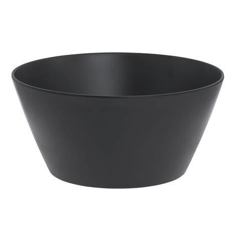 HUBERT® Black Melamine Bowl - 10 3/4"Dia x 4 9/10"D - Walmart.com - Walmart.com