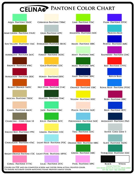 Pantone Chart - Edit, Fill, Sign Online | Handypdf