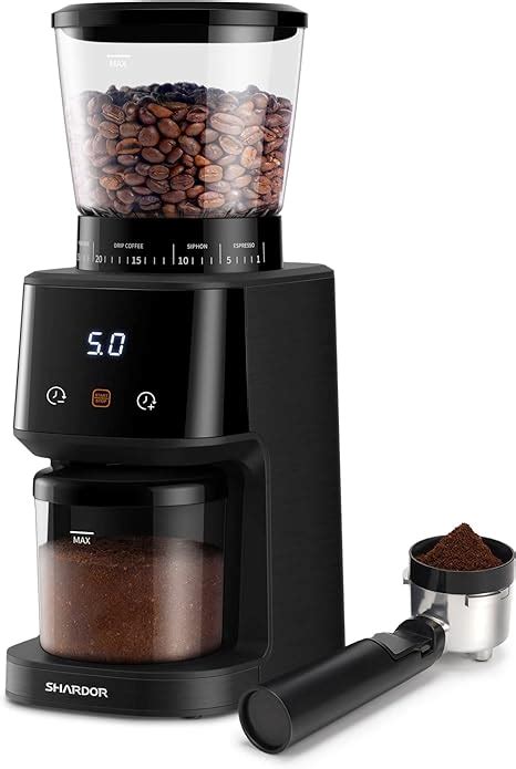 Amazon.com: SHARDOR Coffee Grinder with Precision Electronic Timer ...