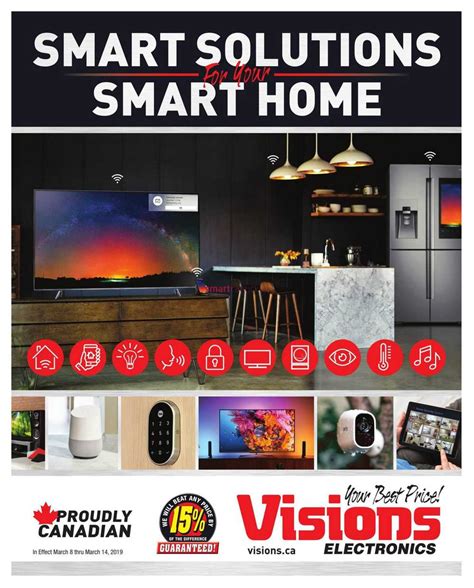 Visions Electronics Smart Home Solutions Flyer March 8 to 14