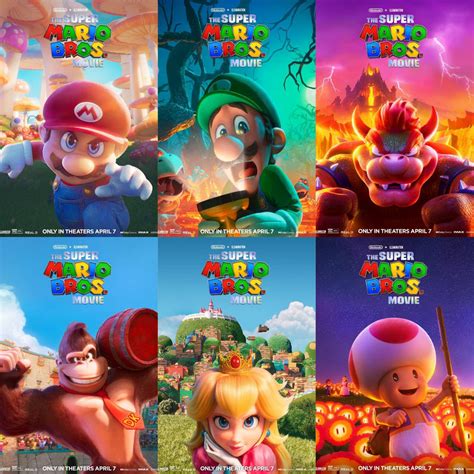 The Super Mario Bros. Movie - Characters Collage by Batboy101 on DeviantArt