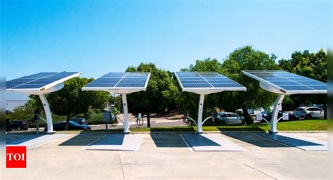 EV charging stations with rooftop solar more economical: Report - Times ...