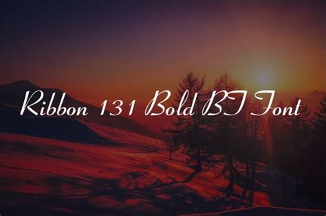 7+ Ribbon Fonts | Free & Premium Templates