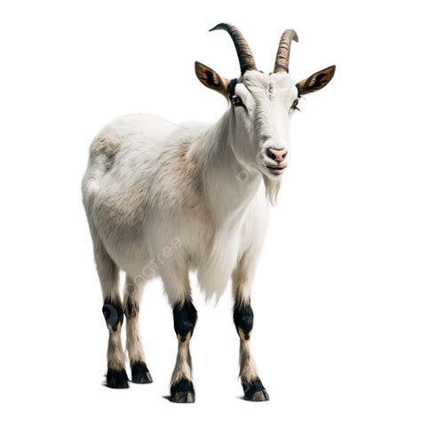 Goat Animal Realistic White Transparent, Goat, Animal, Realistic PNG Transparent Image and ...