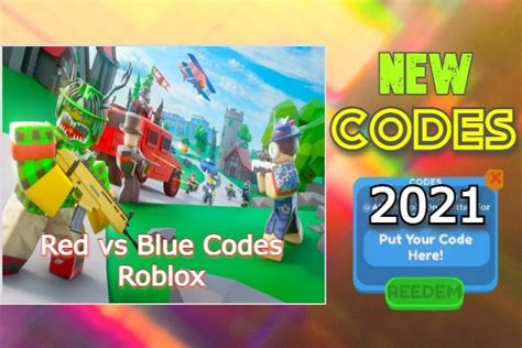 Red vs Blue Codes Roblox | Roblox, Red vs blue, Coding