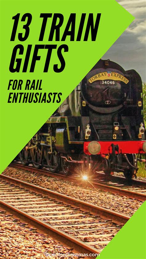 Best Gift Ideas for Train Lovers & Rail Enthusiasts - Christmas Gift ...