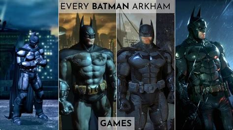 All Batman Arkham Games ft Gameplay - YouTube