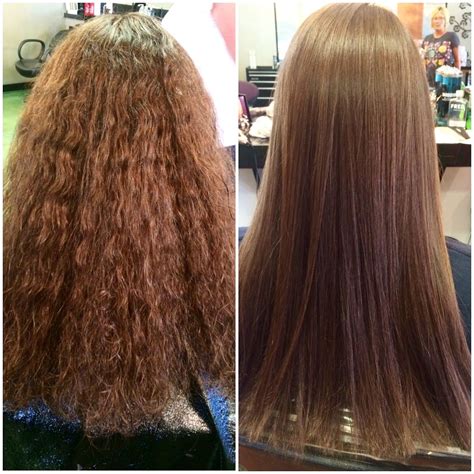 before & after /keratin complex smoothing | Hair color, Keratin, Hair ...