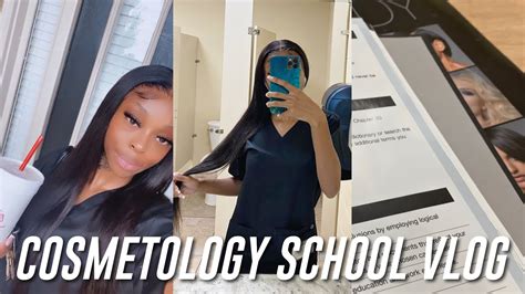 first day of cosmetology school in atlanta GRWM + Vlog - YouTube