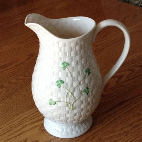 Belleek China Pitcher made in Ireland. Belleek China, China Crockery, Belleek Pottery, Irish ...