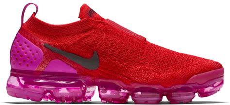 Women's Nike Air VaporMax Flyknit Moc 2 University Red Fuchsia Blast