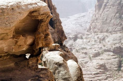 Petra ruins and mountains in Jordan | Stock image | Colourbox