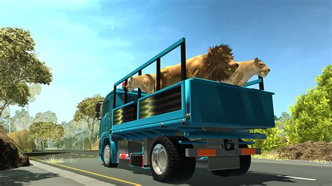 Wild Animal Kingdom Zoo Transport Truck Simulator : Angry Elephant ...