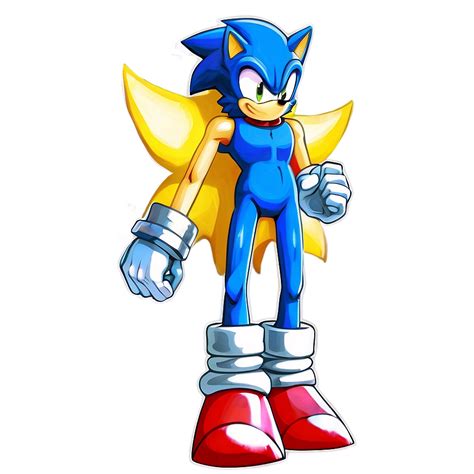 Super Sonic Transformation Png Sck PNG Image