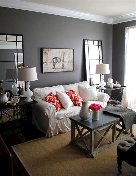 Sherwin Williams Gray Living Room - The Big Reveal! - The Graphics Fairy