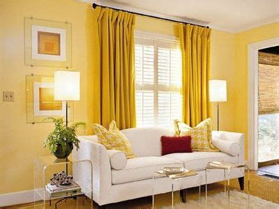 color of curtains for yellow wall | Living room design yellow, Yellow decor living room, Yellow ...
