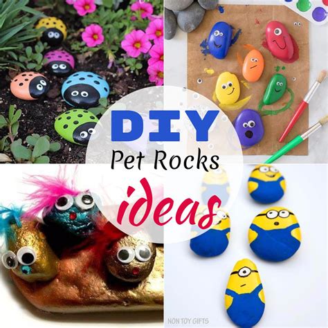 24 DIY Pet Rocks Ideas For Kids Fun - DIYnCrafty