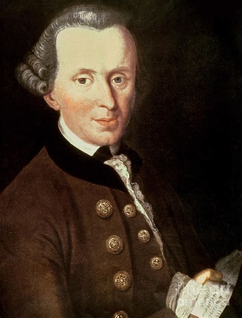 Portrait Of Emmanuel Kant Painting by German School