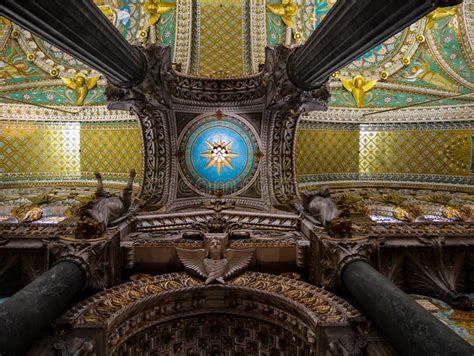 Lyon - France - the Cathedral Stock Image - Image of blue, stunning ...