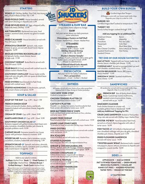 Menu » JD Shuckers