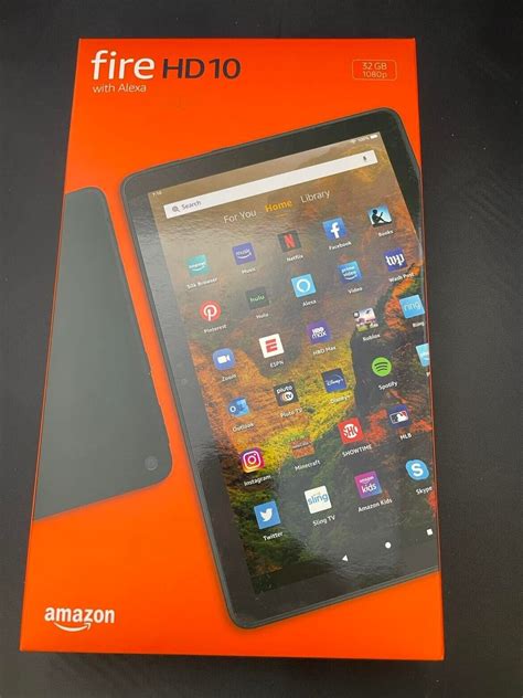 (NEW) Amazon Fire HD 10 32GB Tablet WiFi 10 Inch 2021 11th Gen Generation BLACK - Copywrite ...