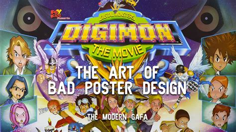 The Modern Gafa : Digimon: The Movie & the Art of Bad Poster Design