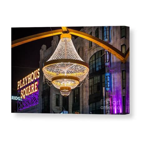 Cleveland Playhouse Square Chandelier Canvas Print / Canvas Art by Frank Cramer | Square ...