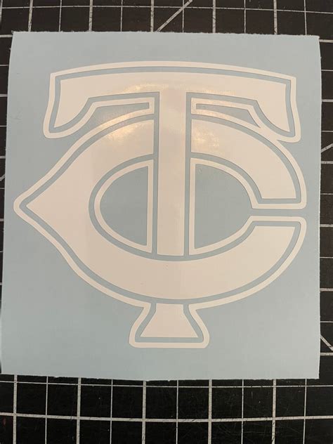 Minnesota Twins TC logo car vinyl sticker decal | Etsy