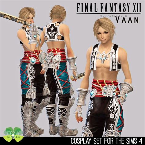 Final Fantasy XII Vaan Cosplay Set for The Sims 4 by Cosplay Simmer ...