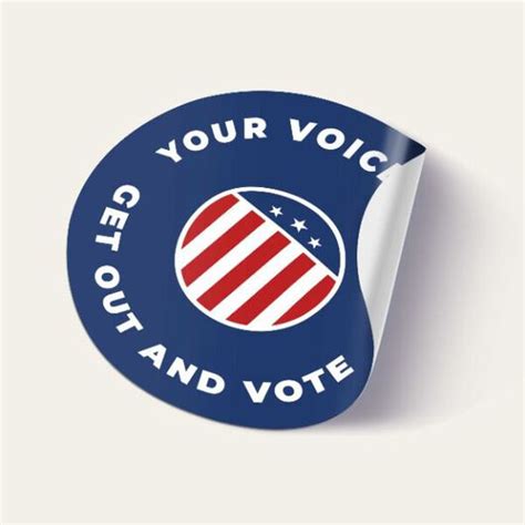 Voting Stickers - Print Voting Stickers Online | UPrinting