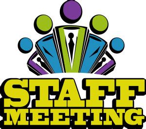 Staff Meeting Schedule - News and Announcements