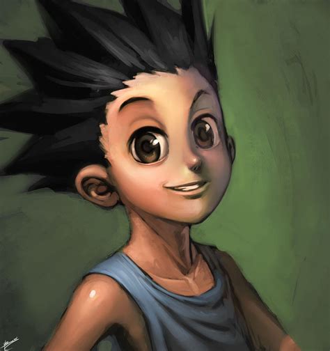 Gon Portrait by Brolo on DeviantArt