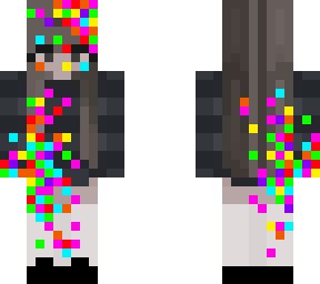 Glitch girl | Minecraft Skin