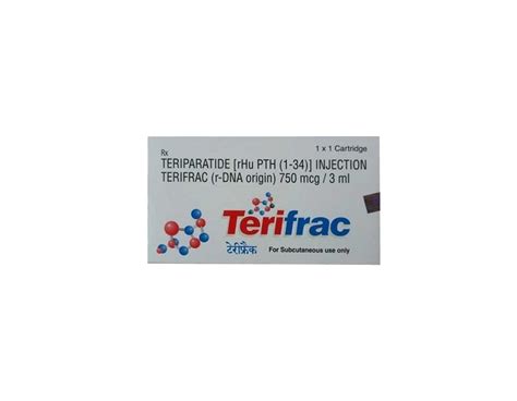 Terifrac 750mcg Teriparatide Injection – Omkar Pharma