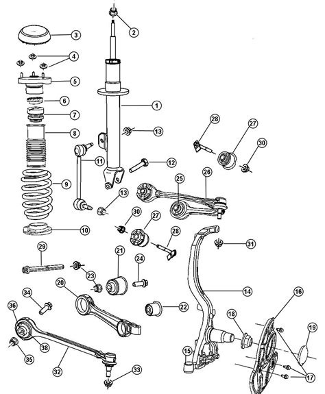 Dodge Journey Shock absorber. Suspension. Right - 04782992AD | Mopar ...