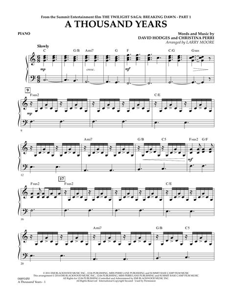 A thousand years sheet music pdf - naxrewedding