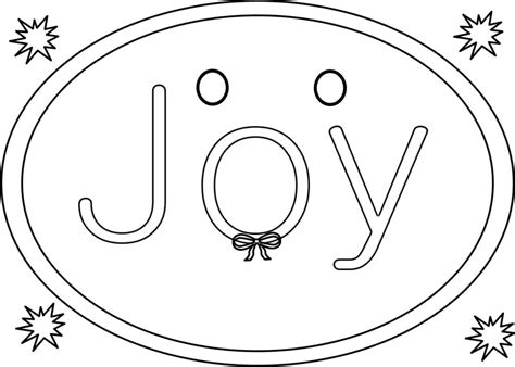 Joy Coloring Pages Free To Print and Download