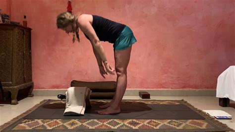 Posture No.1 - Uttanasana (Standing Forward Bend) | Yoga Sequence for Immune Support - YouTube