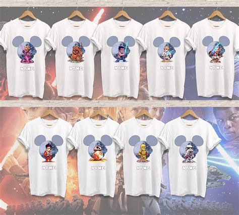 Star Wars Shirts Disney Star Wars T-Shirts Star Wars | Etsy