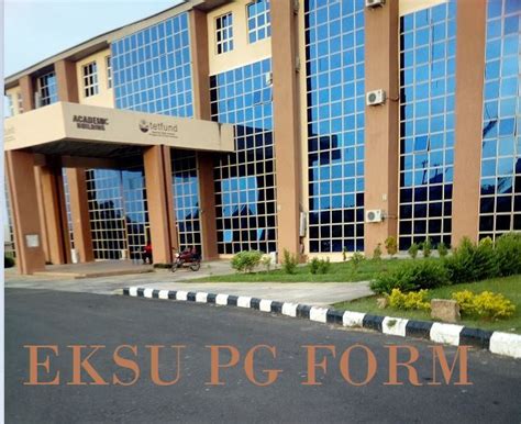 EKSU Postgraduate Admission Form 2020/2021 Session - How To Apply