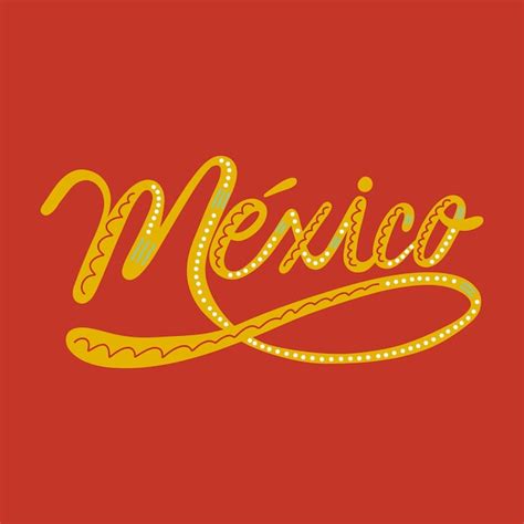 Free Vector | Hand drawn mexico logo design